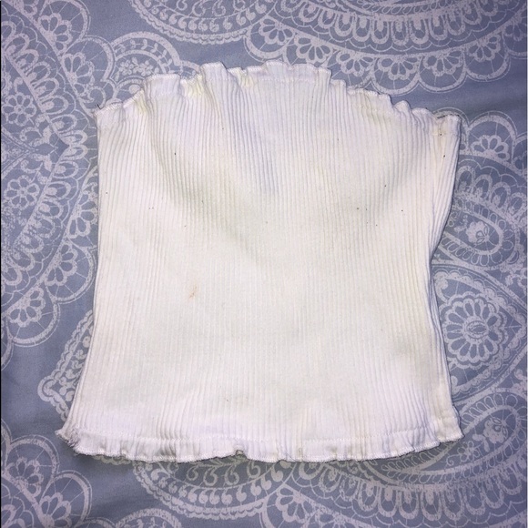 🦋3 FOR 30🦋 WHITE TUPE TOO WITH ELASTIC - Picture 1 of 2